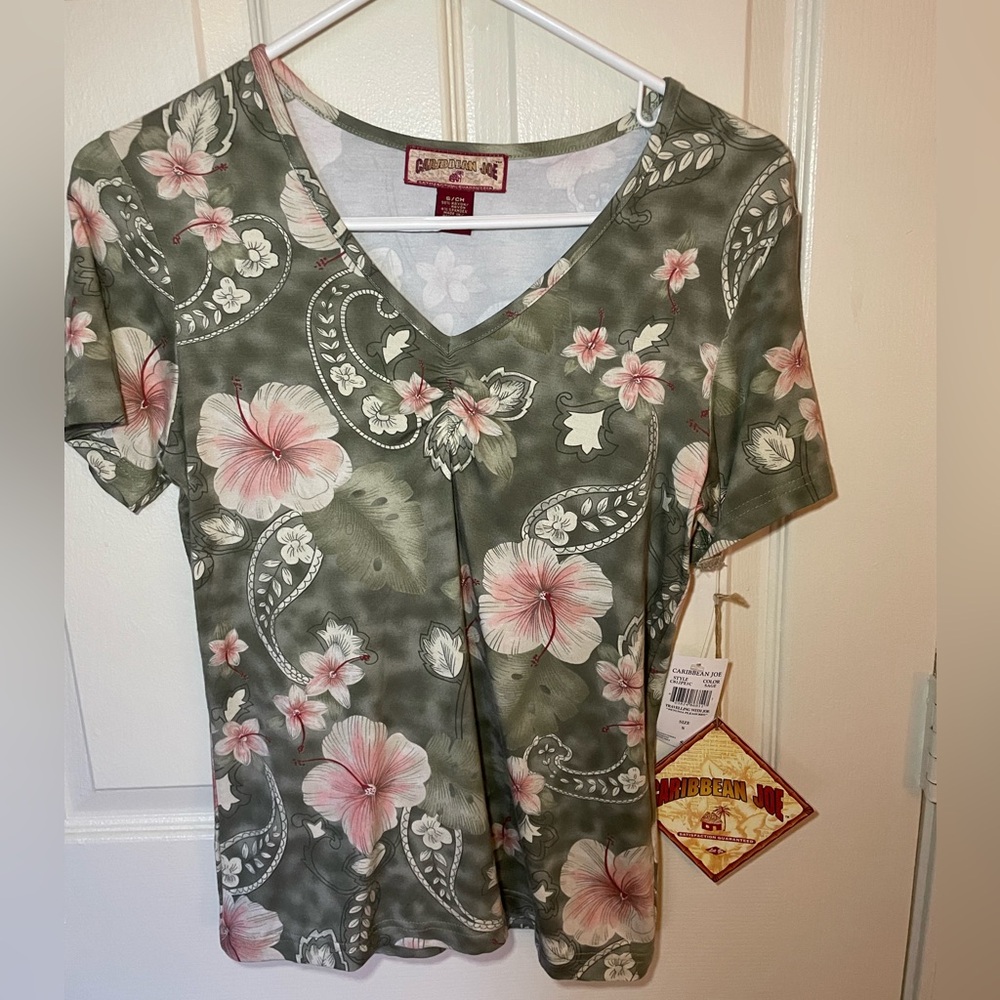 Caribbean Joe top Color Sage